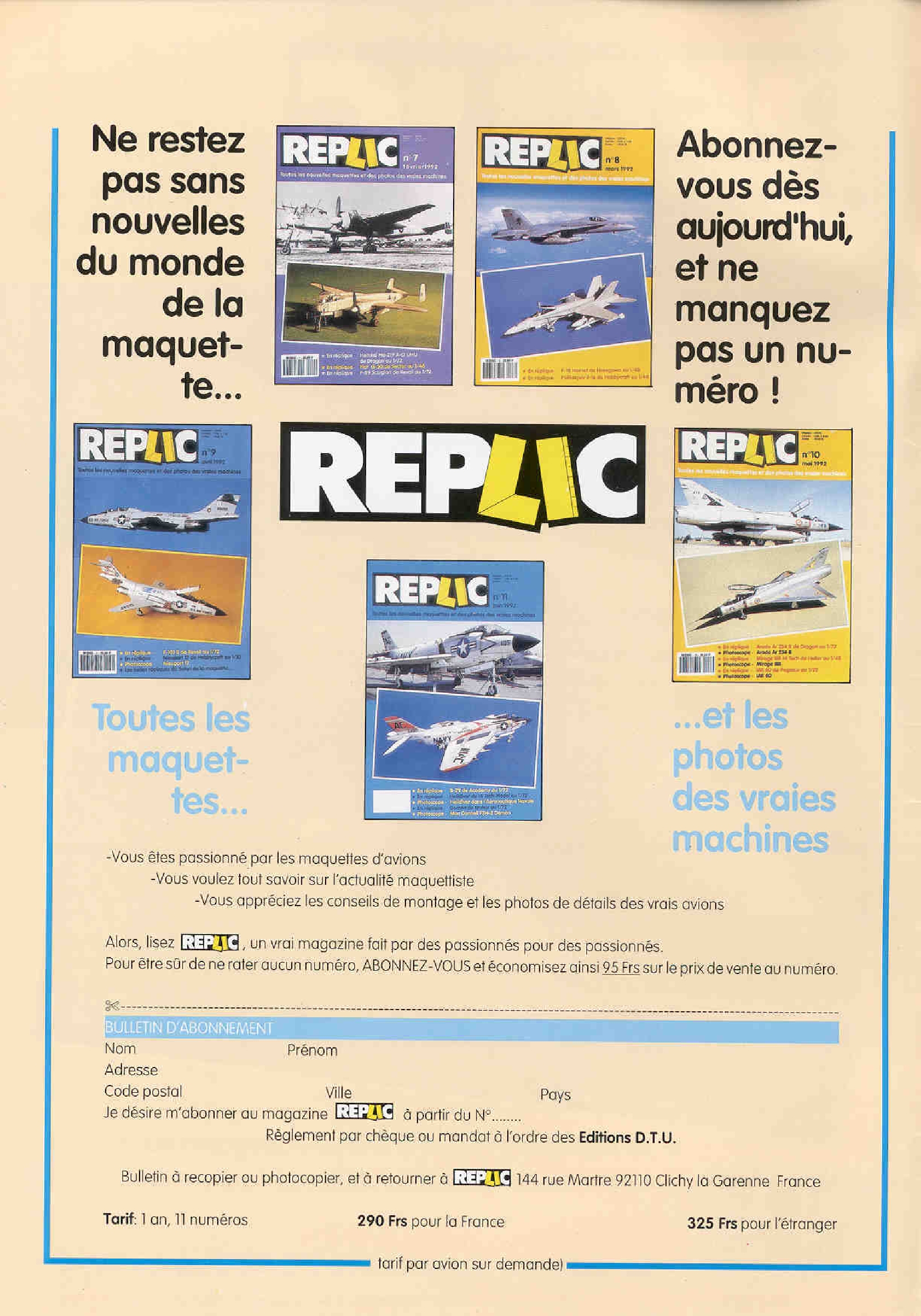 Replic 014 - EF-111, Su-7, FW-190A-5